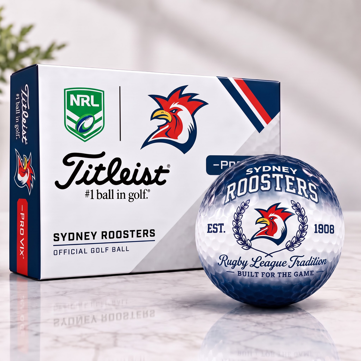 SYD X Custom NRL Football Tradition Golf Ball Set
