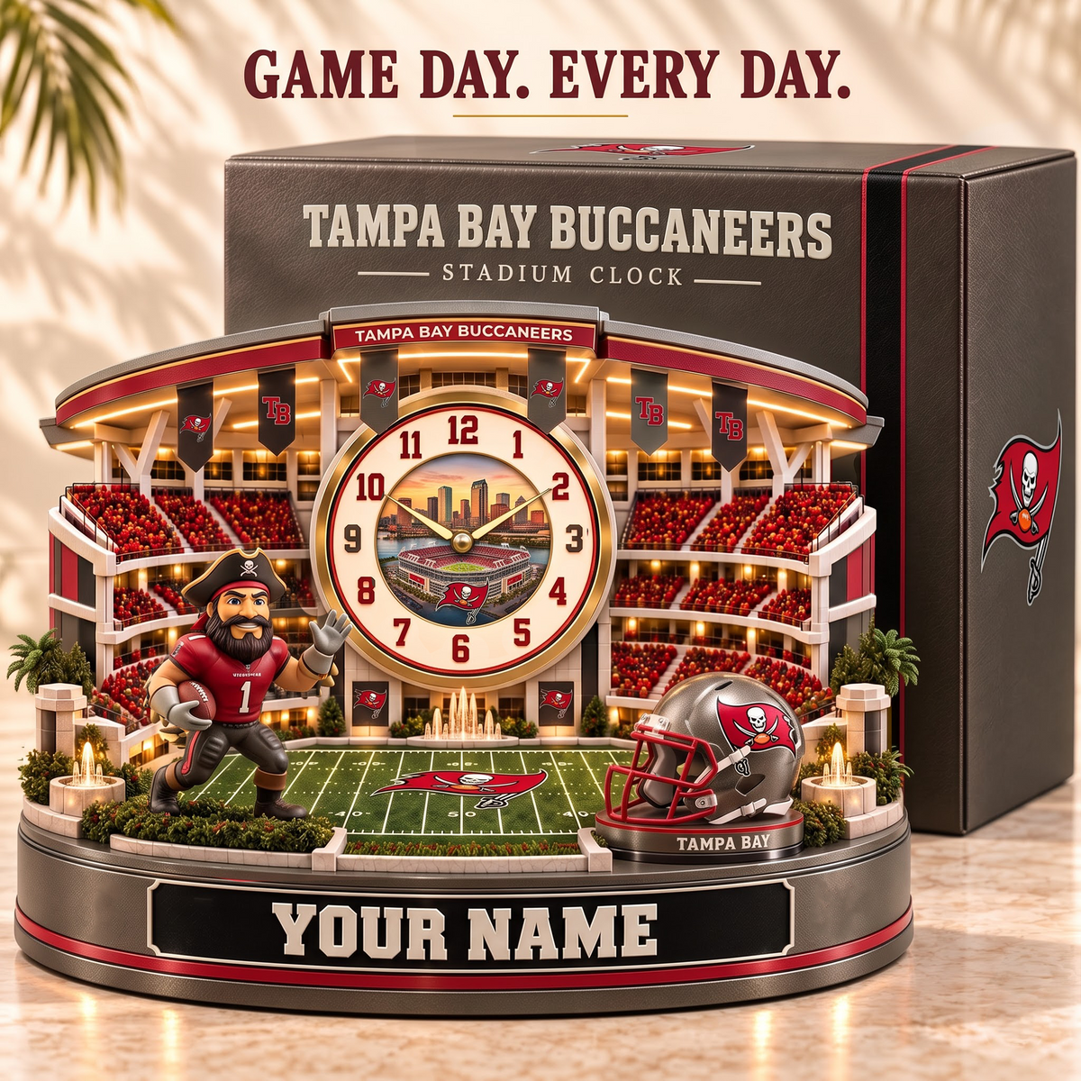TBB x Premium NFL Home Decorative Table Clock