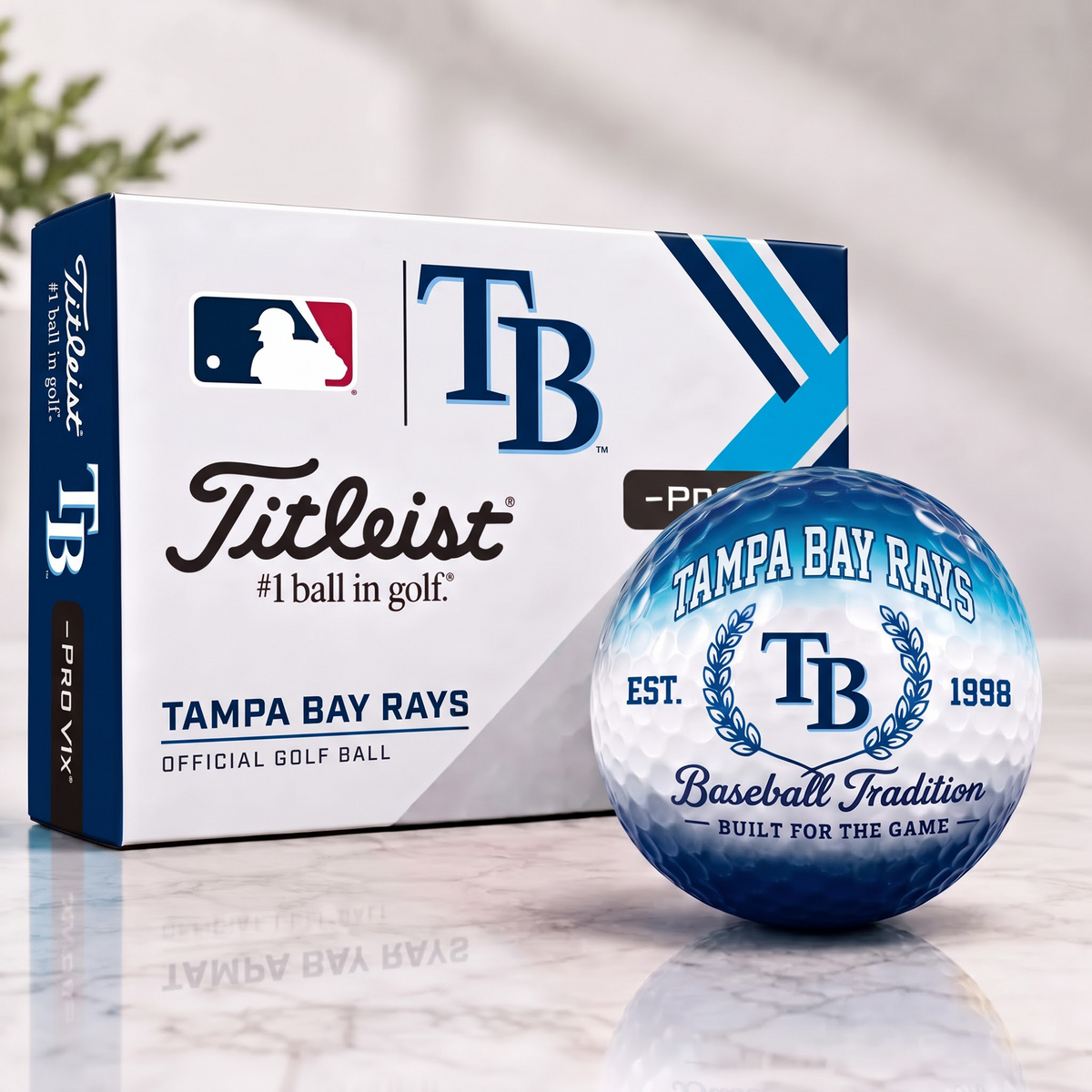 TBR x Custom MLB Football Tradition Golf Ball Set