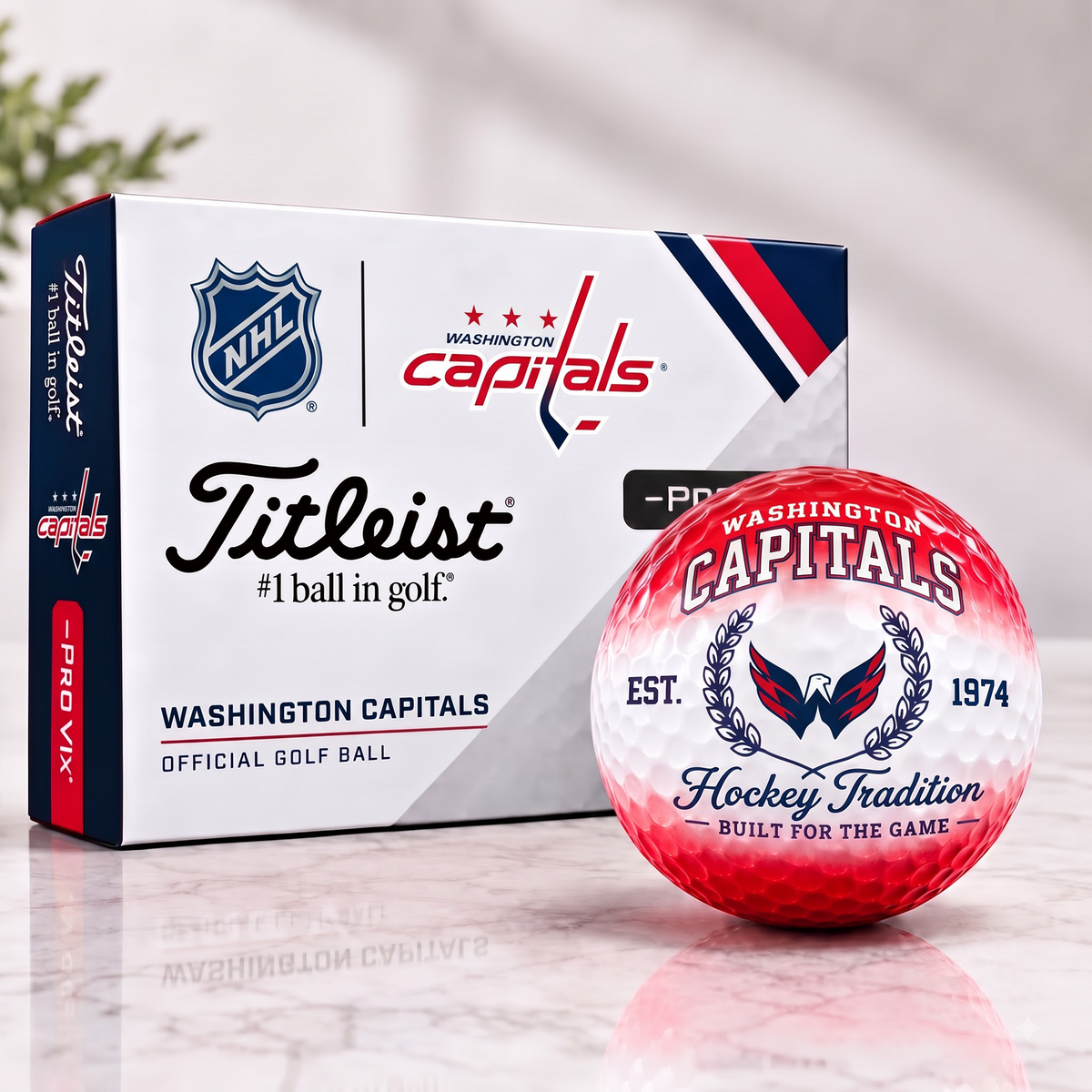 WSH X Custom NHL Football Tradition Golf Ball Set