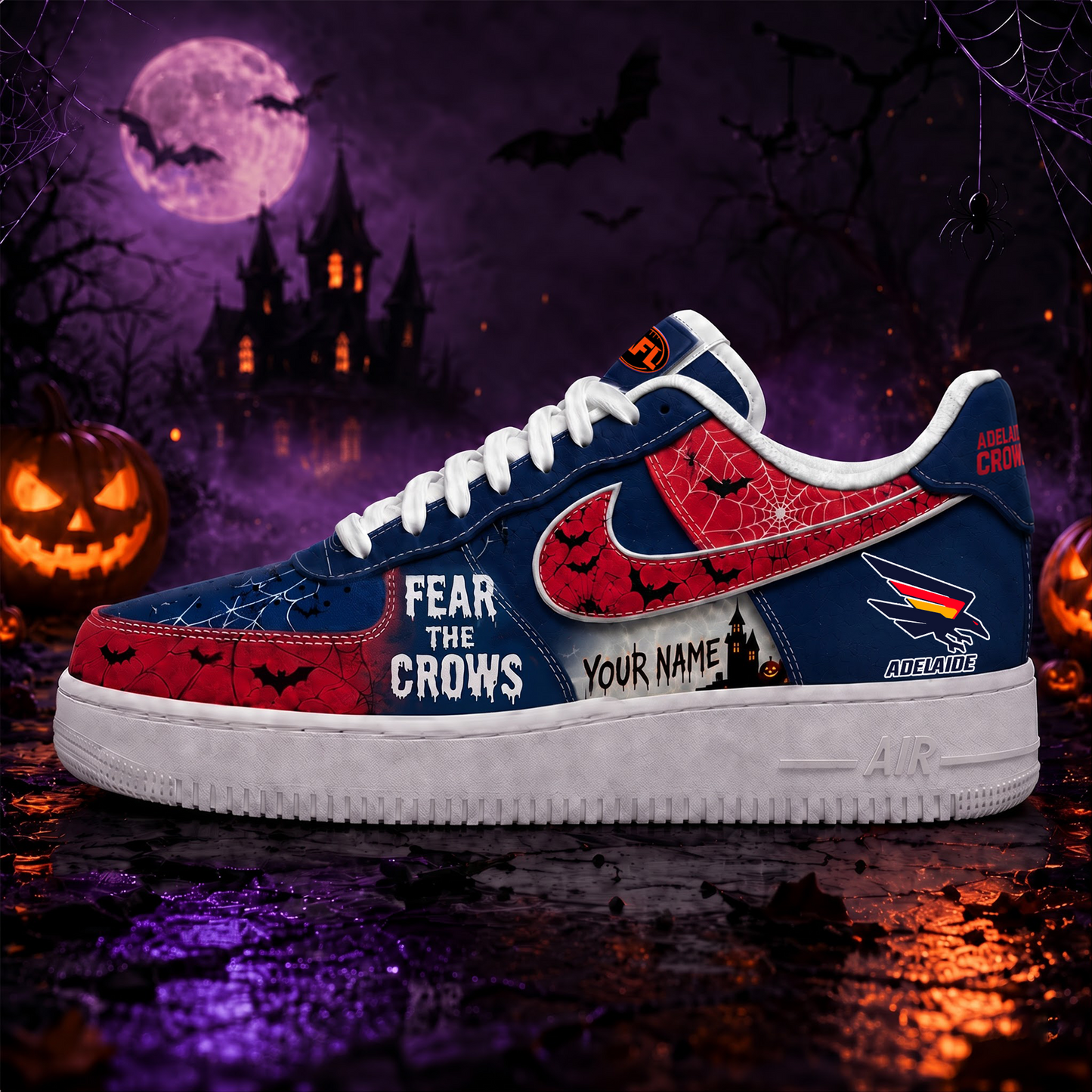 AC Premium AFL Fear The Team Halloween AF1 Sneakers