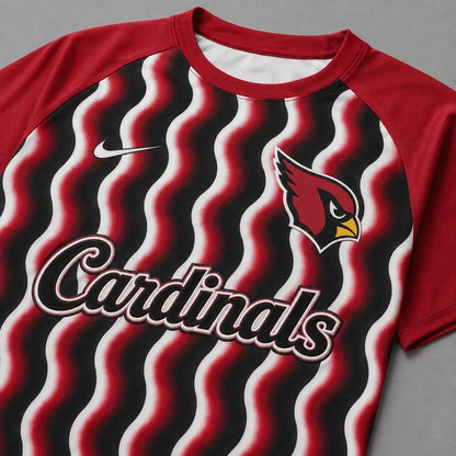 AC Premium NFL Retro Wavy Pattern Athletic T-Shirt