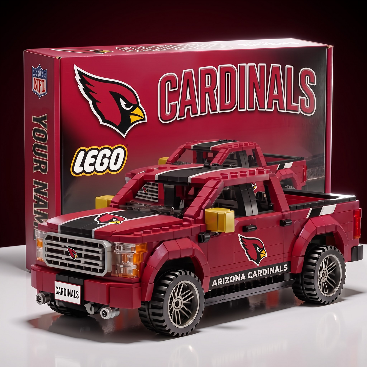AC x NFL IN-HOUSE CRAFTED PICKUP TRUCK BUILDING BLOCK SET