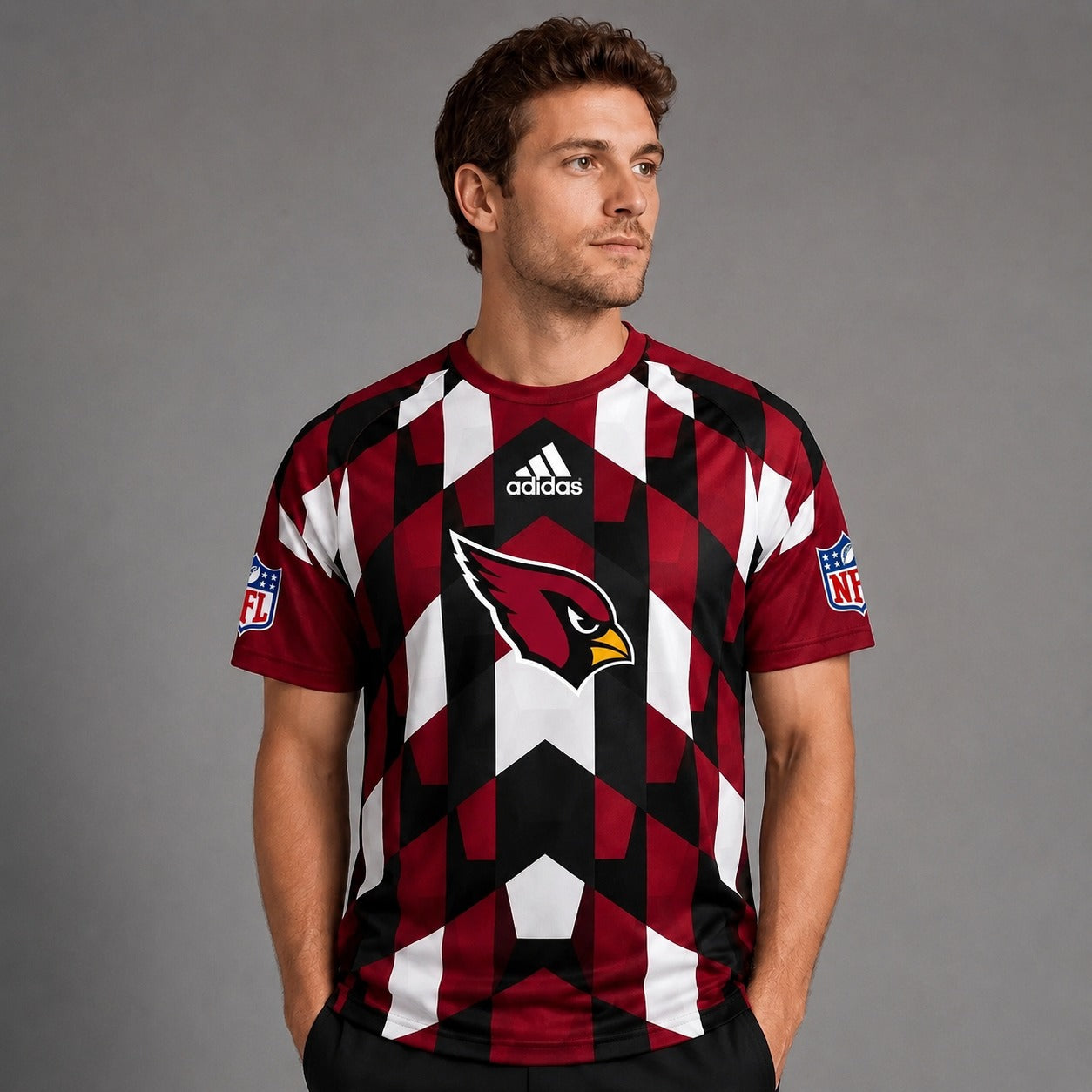 AC x NFL Premium Geometric Fan Performance T-Shirt