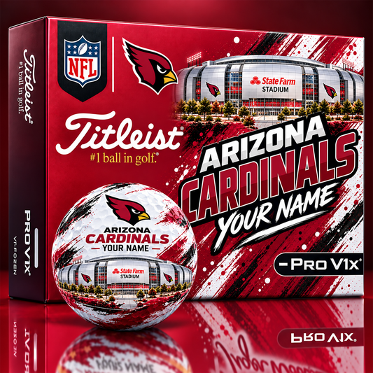 AC x Personalized NFL Team Home Stadium Edition Golf Balls Set