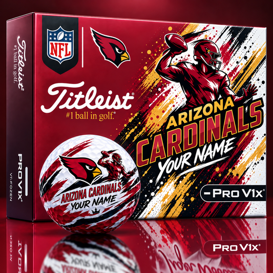 AC x Personalized NFL Titleist Pro V1x NFL Golf Balls
