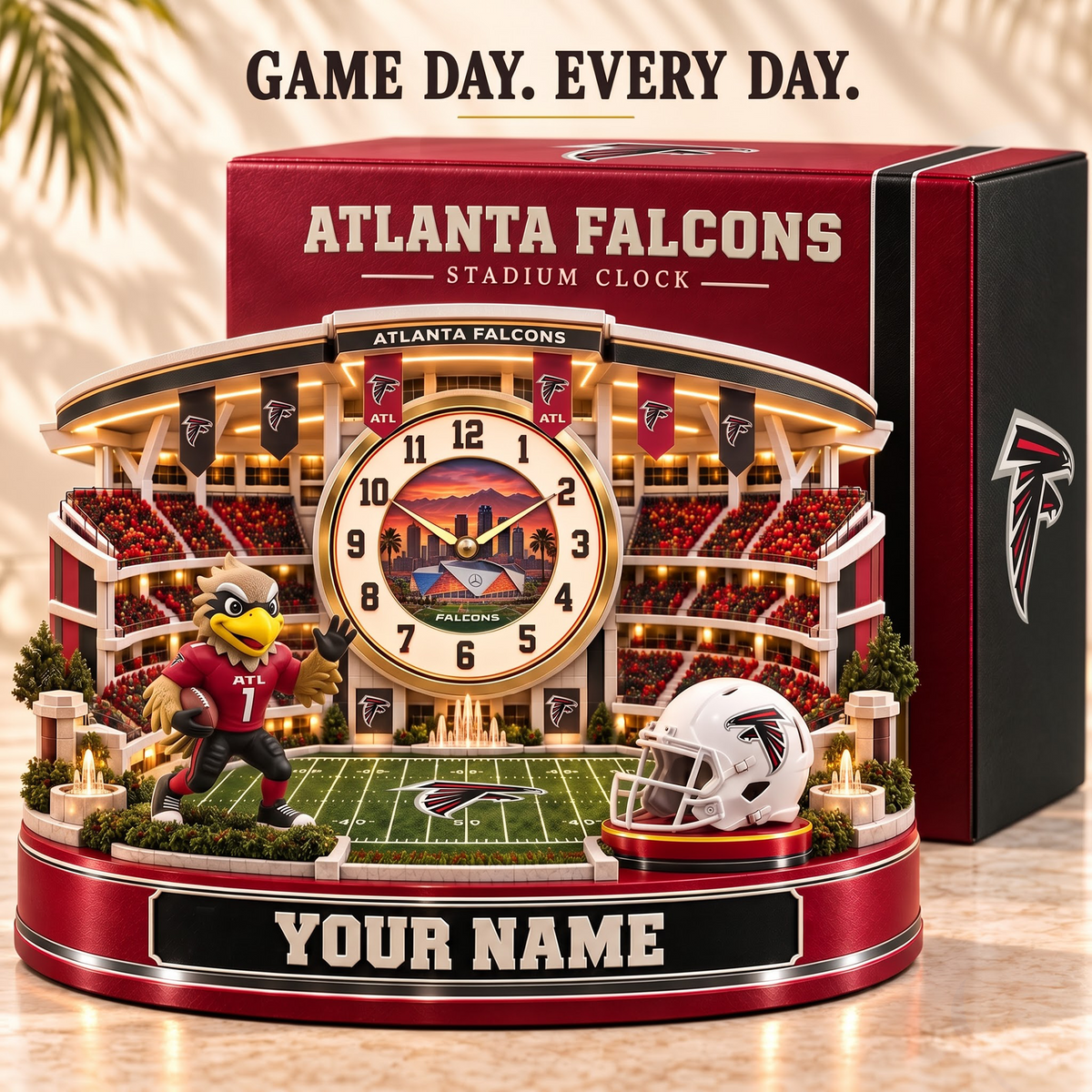 AF x Premium NFL Home Decorative Table Clock
