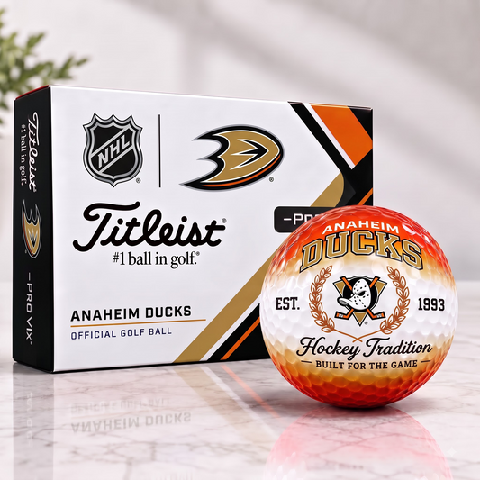ANA X Custom NHL Football Tradition Golf Ball Set