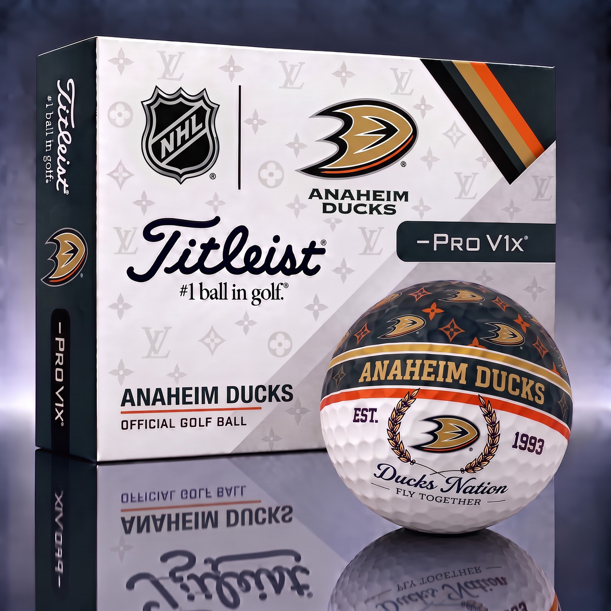ANA X NHL Custom LV x Titleist Pro V1 Golf Balls Set
