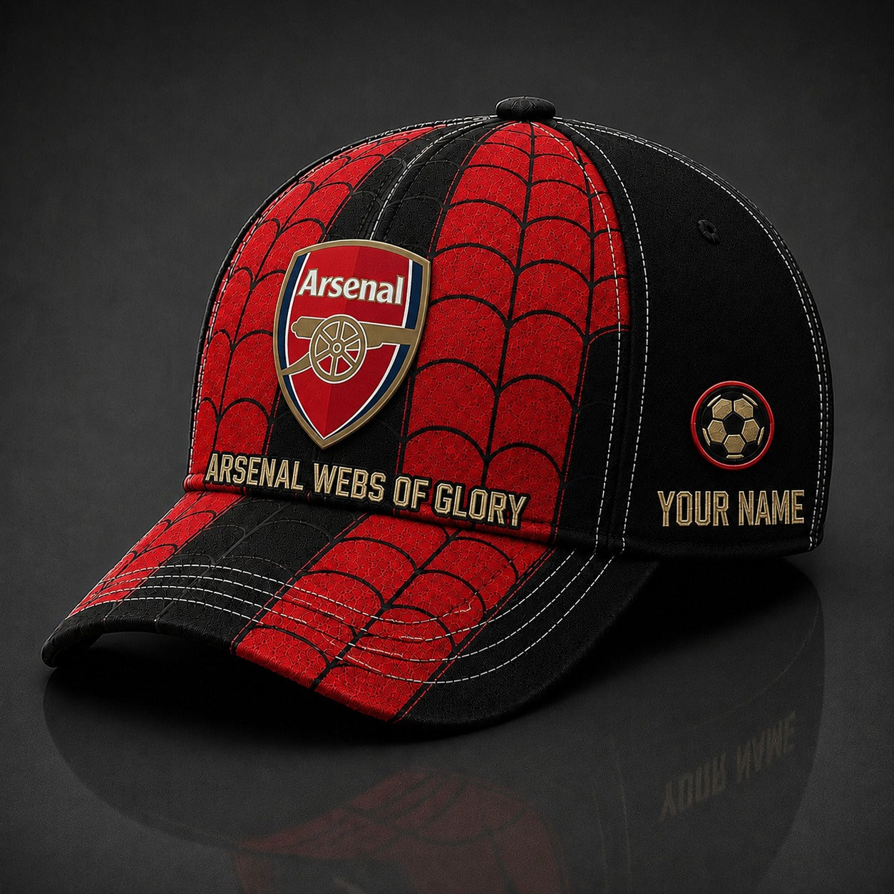 ARS EPL x Spider Premium Classic Cap Limited Edition Gift for Football Fans