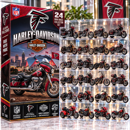 ATL X NFL 24-Day Countdown Blink Box Cruiser Motorcycles Set