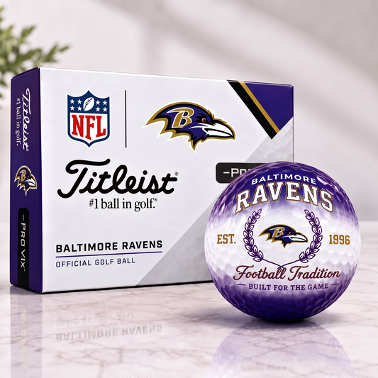 BAL X Custom NFL Football Tradition Golf Ball Set