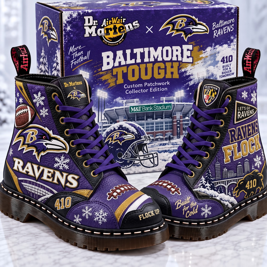 BAL X Premium NFL Leather Lace-Up Boots