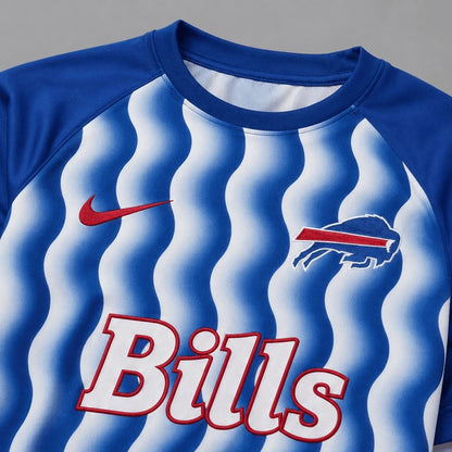 BB Premium NFL Retro Wavy Pattern Athletic T-Shirt