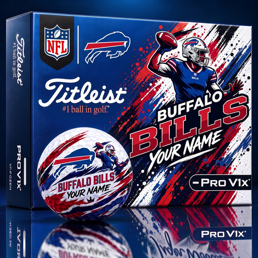 BB x Personalized NFL Titleist Pro V1x NFL Golf Balls