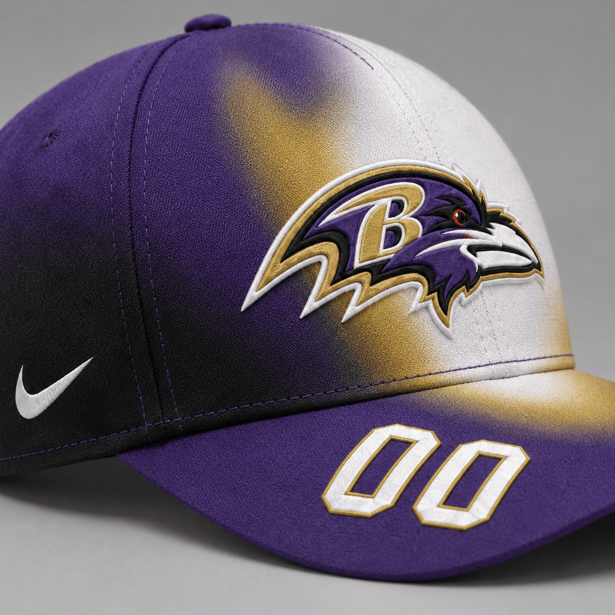 BR Premium NFL Custom Name Number Athletic Cap