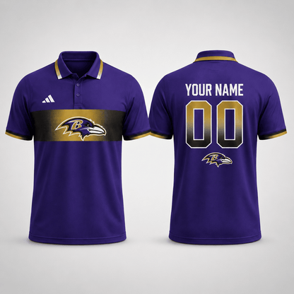 BR Premium NFL Personalized Match Day Polo Shirt