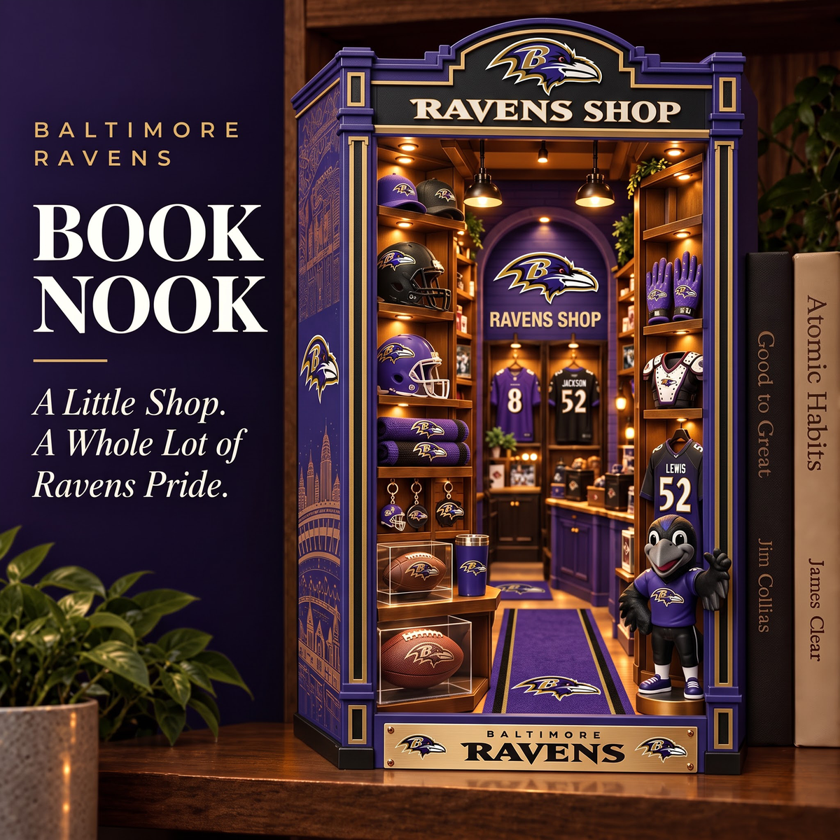 BR x Premium NFL KC Book Nook