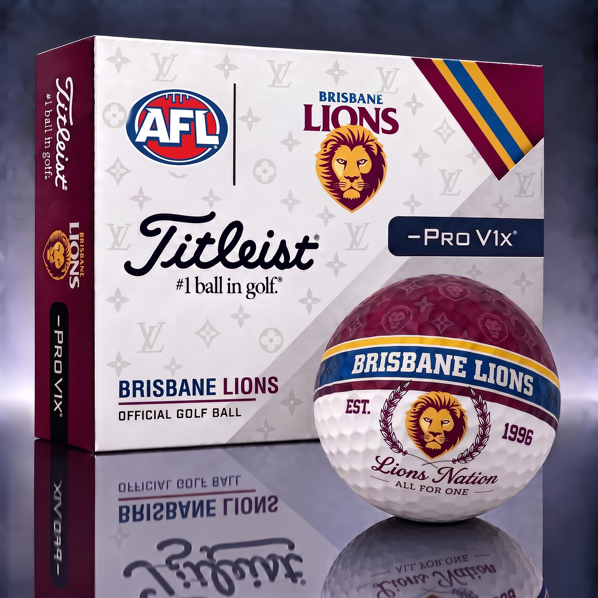 BRI X Custom AFL Football Tradition Golf Ball Set