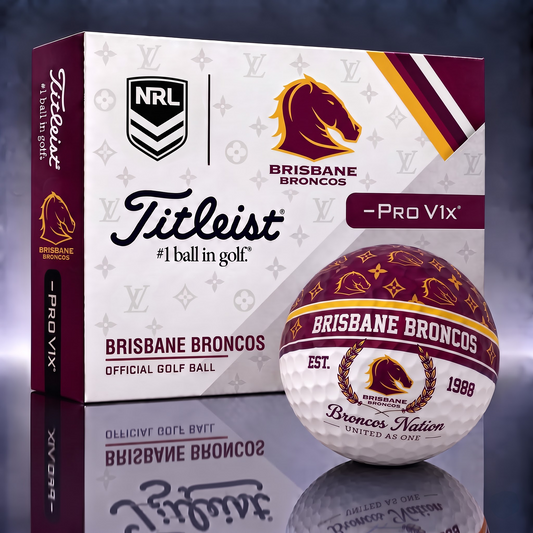 BRI X Custom NRL Football Tradition Golf Ball Set