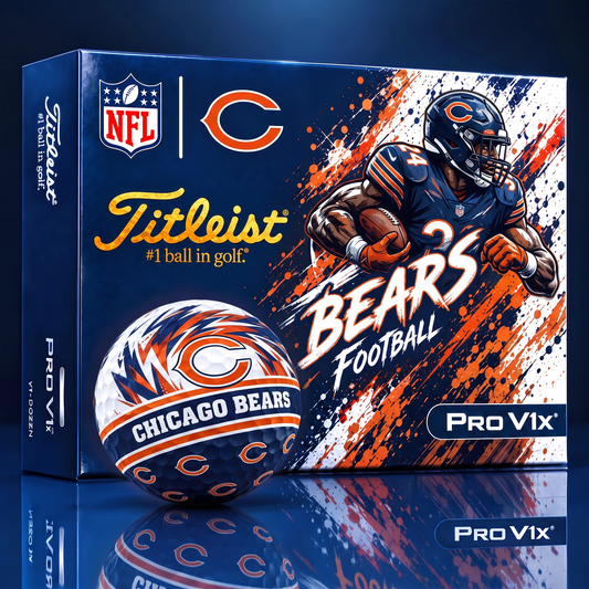 CB x Custom NFL Dynamic Paint Splatter Golf Balls