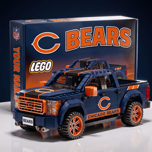 CB x NFL IN-HOUSE CRAFTED PICKUP TRUCK BUILDING BLOCK SET