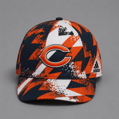 CHI Premium NFL Sports Fan Geometric Pattern Baseball Cap