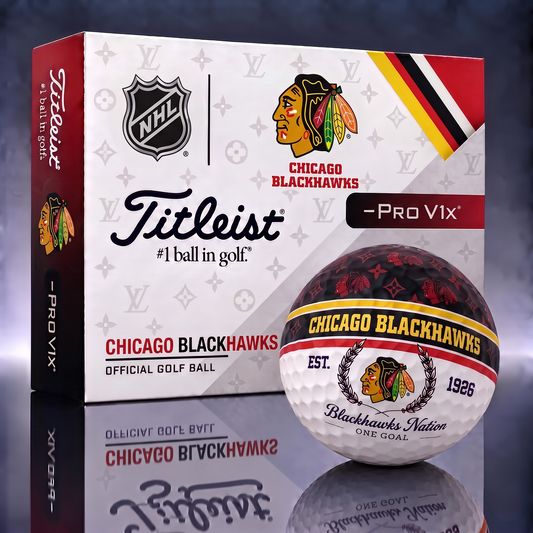 CHI X NHL Custom LV x Titleist Pro V1 Golf Balls Set