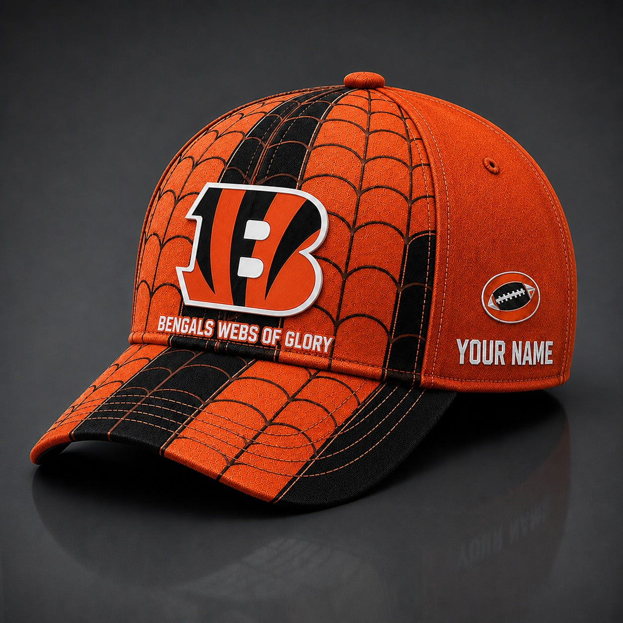 CIN NFL x Spider Premium Classic Cap Limited Edition Gift for Football Fans
