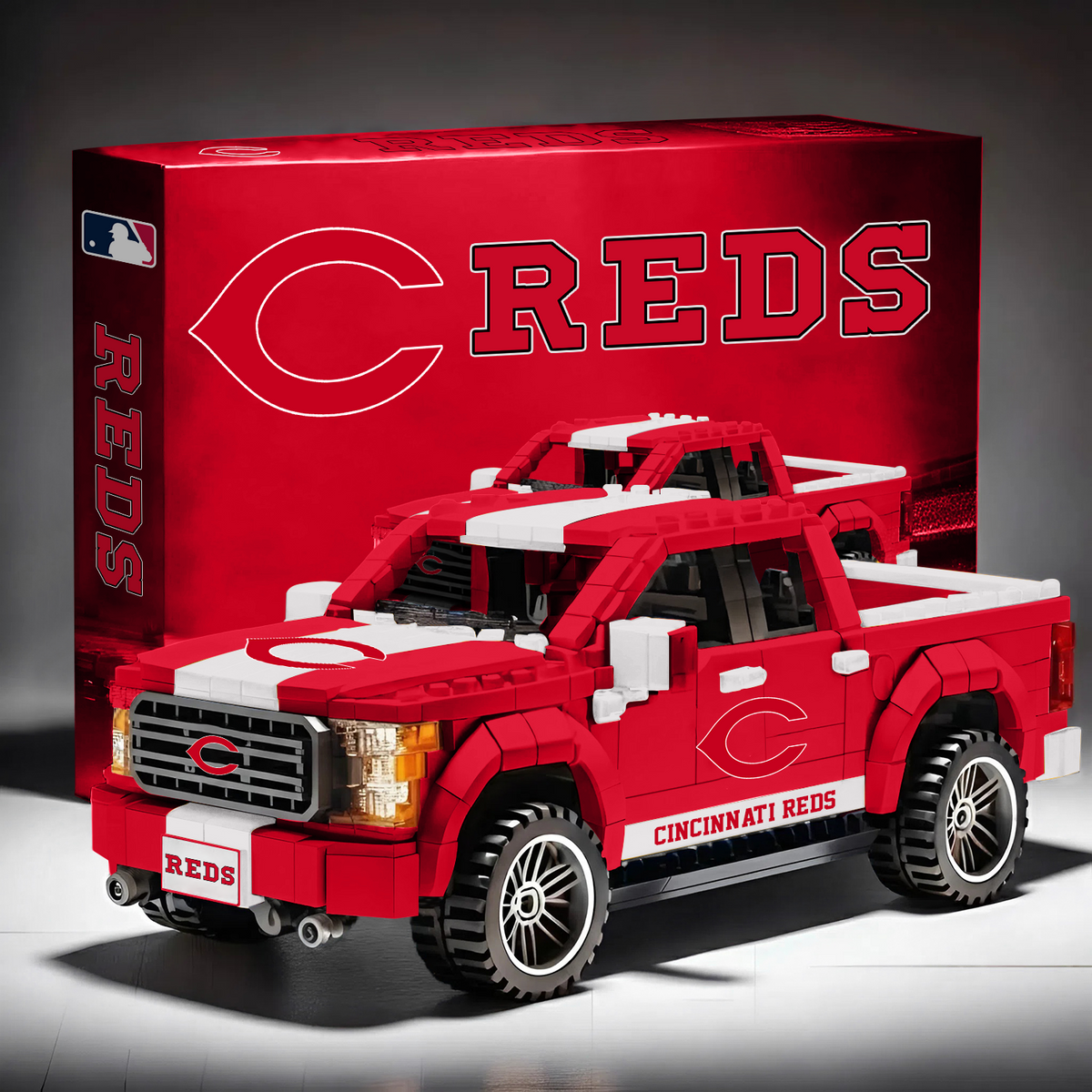 CIN X MLB Pickup Truck Building Block Set
