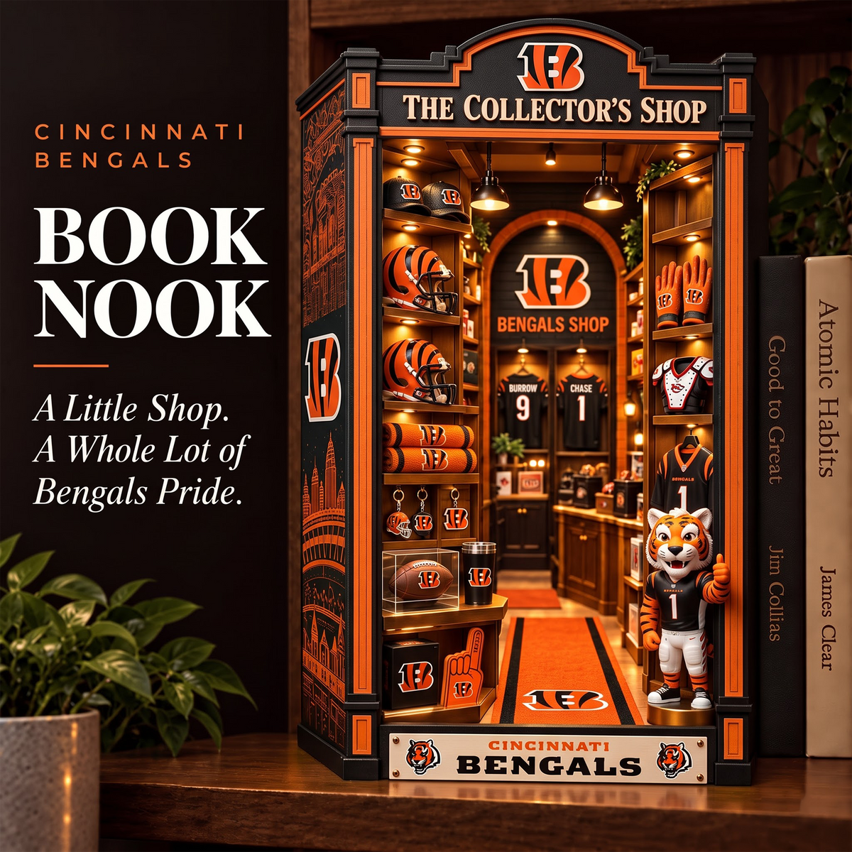 CIN x Premium NFL KC Book Nook