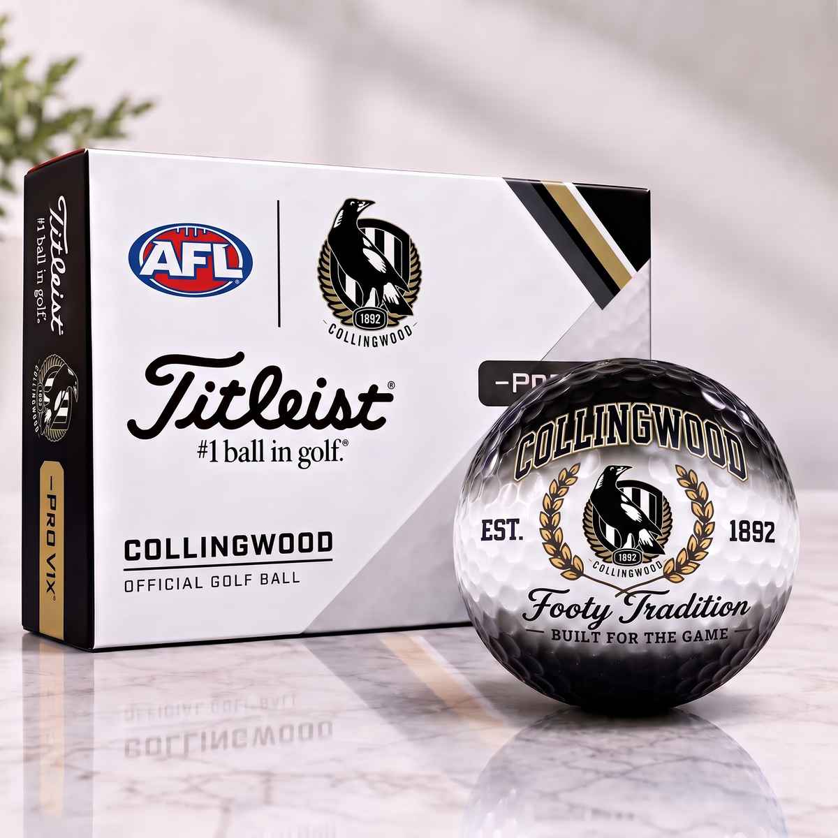 COL x Custom AFL Football Tradition Golf Ball Set
