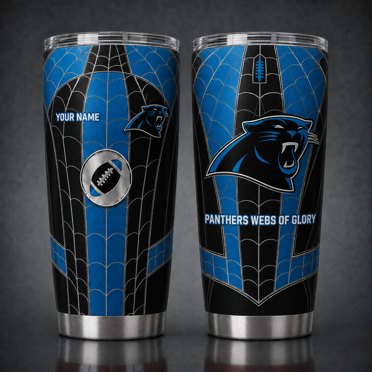 CP NFL x Spider Premium Classic Tumbler Limited Edition Gift for Football Fans