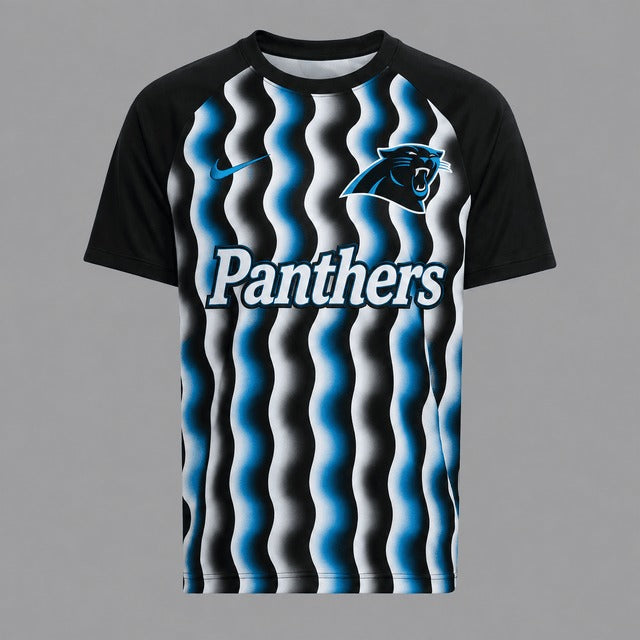 CP Premium NFL Retro Wavy Pattern Athletic T-Shirt
