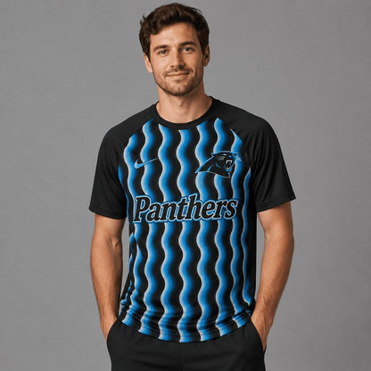 CP Premium NFL Retro Wavy Pattern Athletic T-Shirt