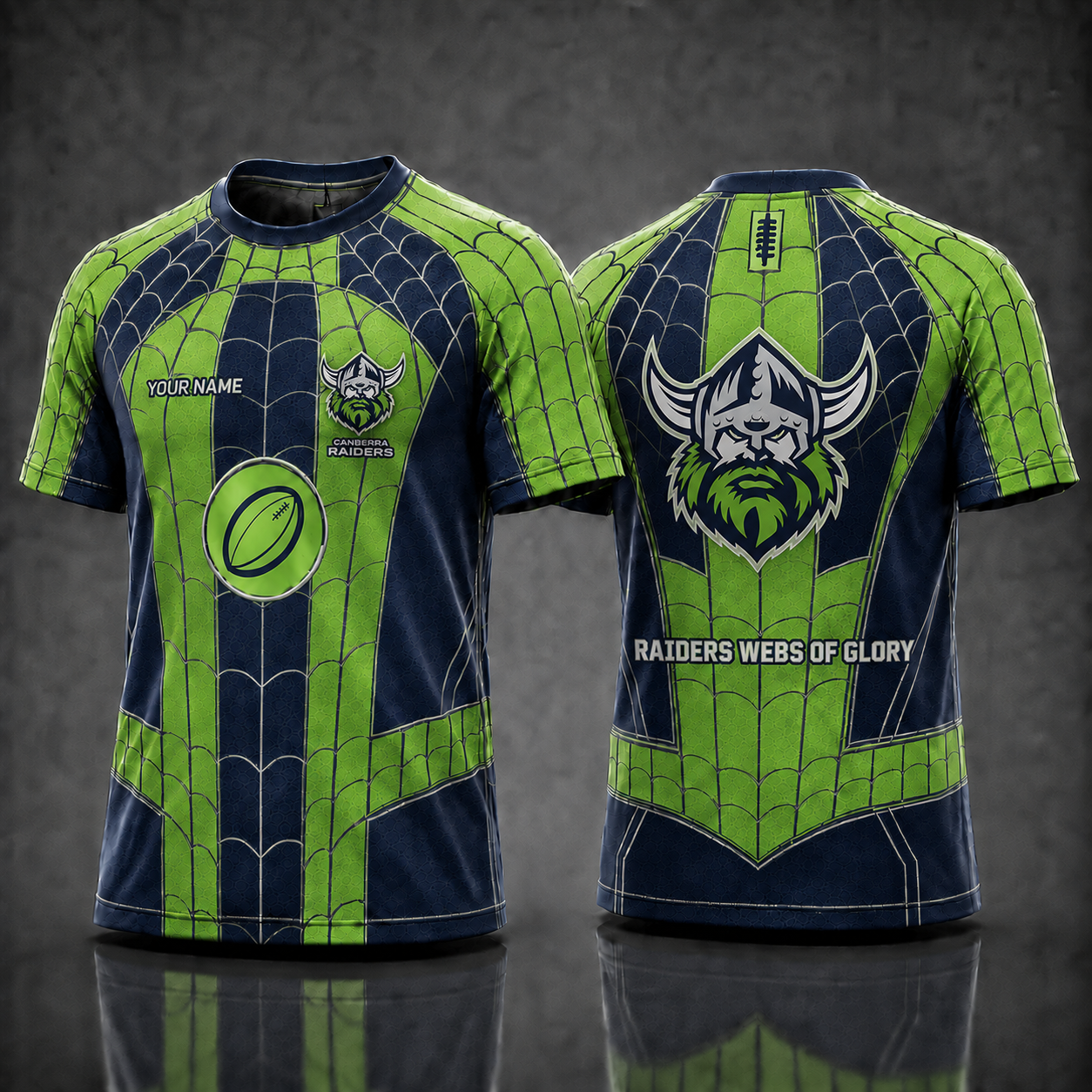 CR NRL x Spider Personalized T-Shirt – Premium Limited Edition Gift for Football Fans