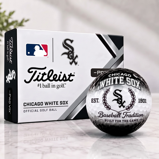 CWS x Custom MLB Football Tradition Golf Ball Set