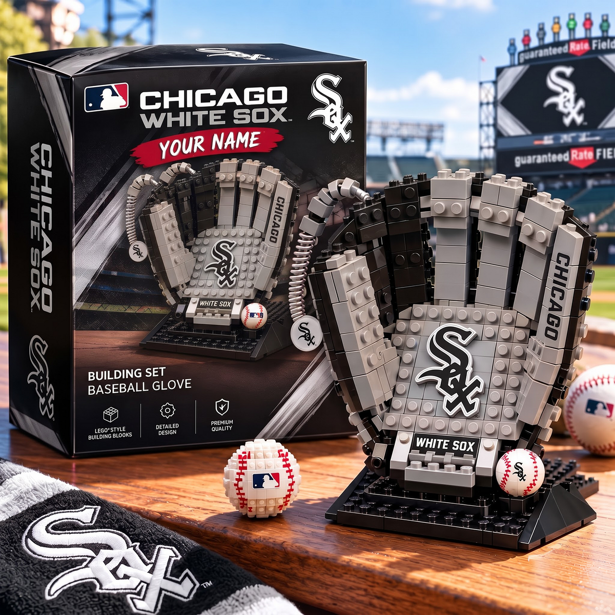 CWS X MLB Teams Baseball Glove Building Block Set