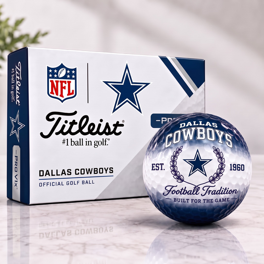 DAL X Custom NFL Football Tradition Golf Ball Set
