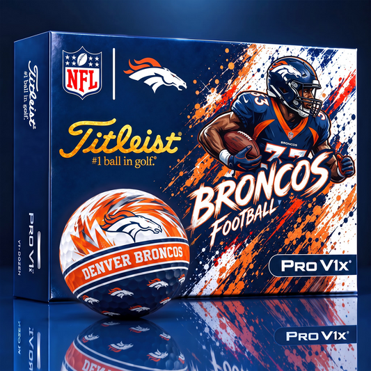 DB x Custom NFL Dynamic Paint Splatter Golf Balls