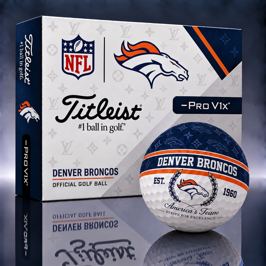 DB x NFL Custom LV x Titleist Pro V1 Golf Balls Set