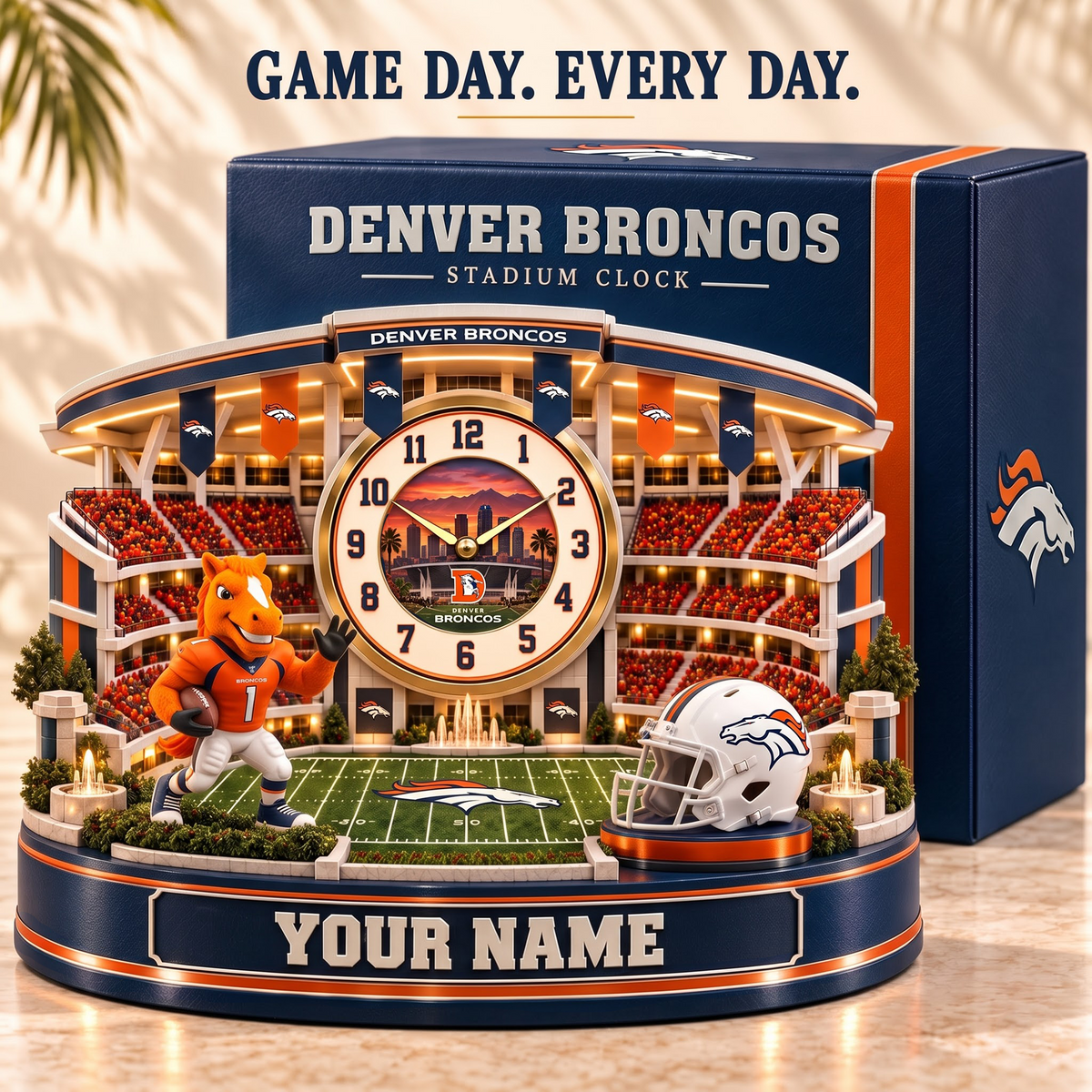 DB x Premium NFL Home Decorative Table Clock