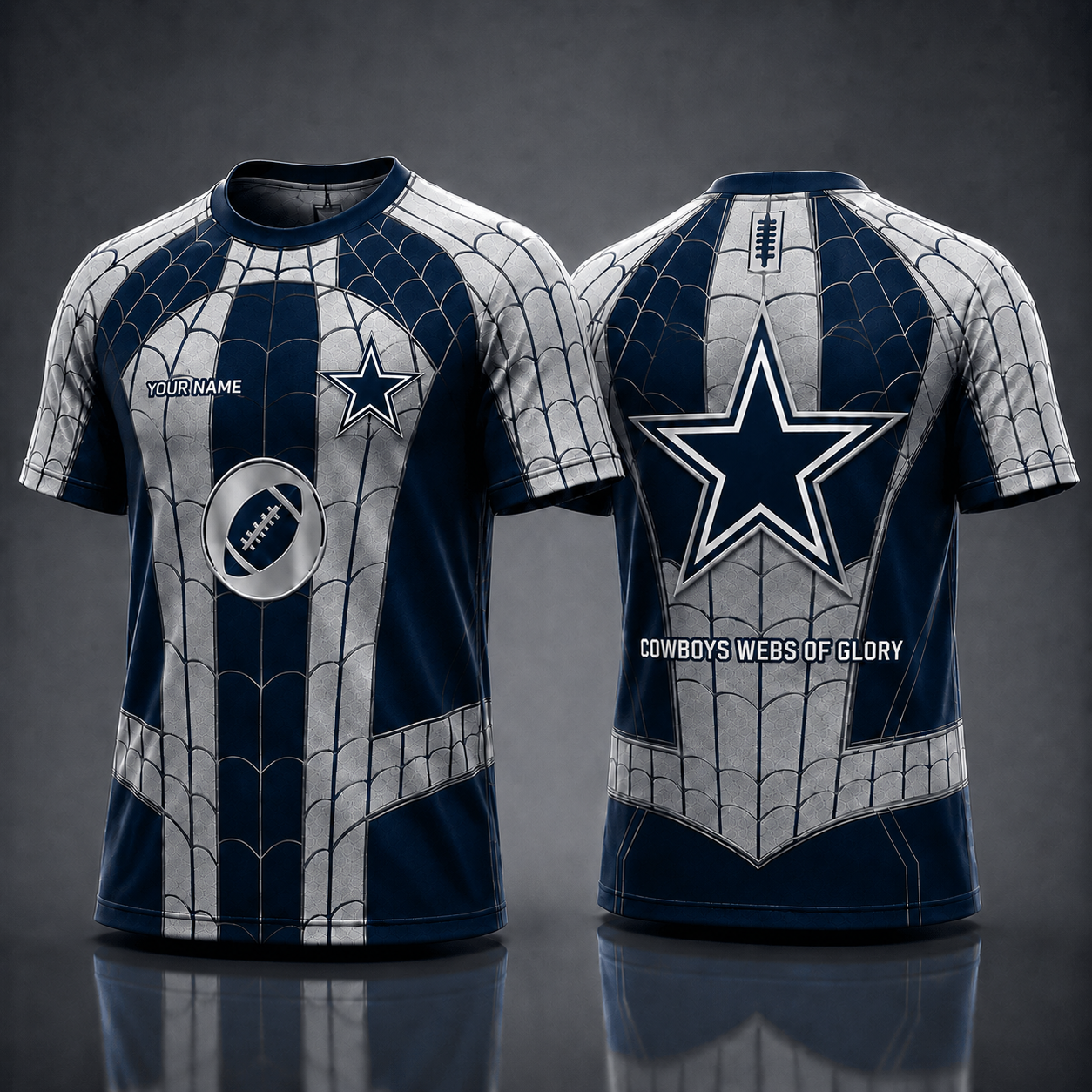 DC NFL x Spider Personalized T-Shirt – Premium Limited Edition Gift for Football Fans