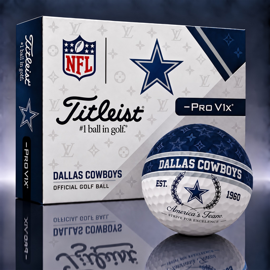DC x NFL Custom LV x Titleist Pro V1 Golf Balls Set