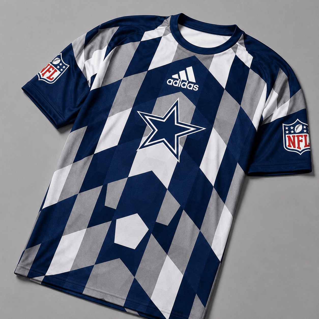 DC x NFL Premium Geometric Fan Performance T-Shirt