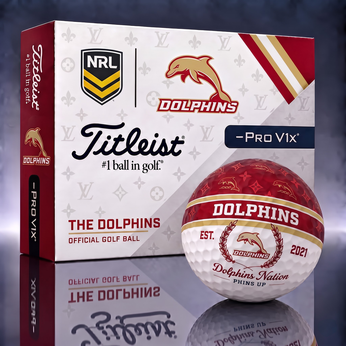 DOL X Custom NRL Football Tradition Golf Ball Set