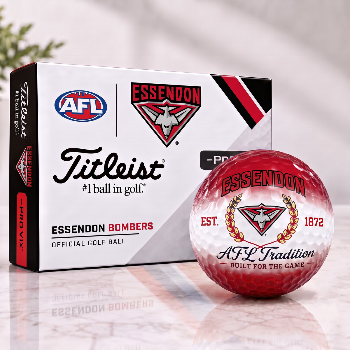 ES x Custom AFL Football Tradition Golf Ball Set