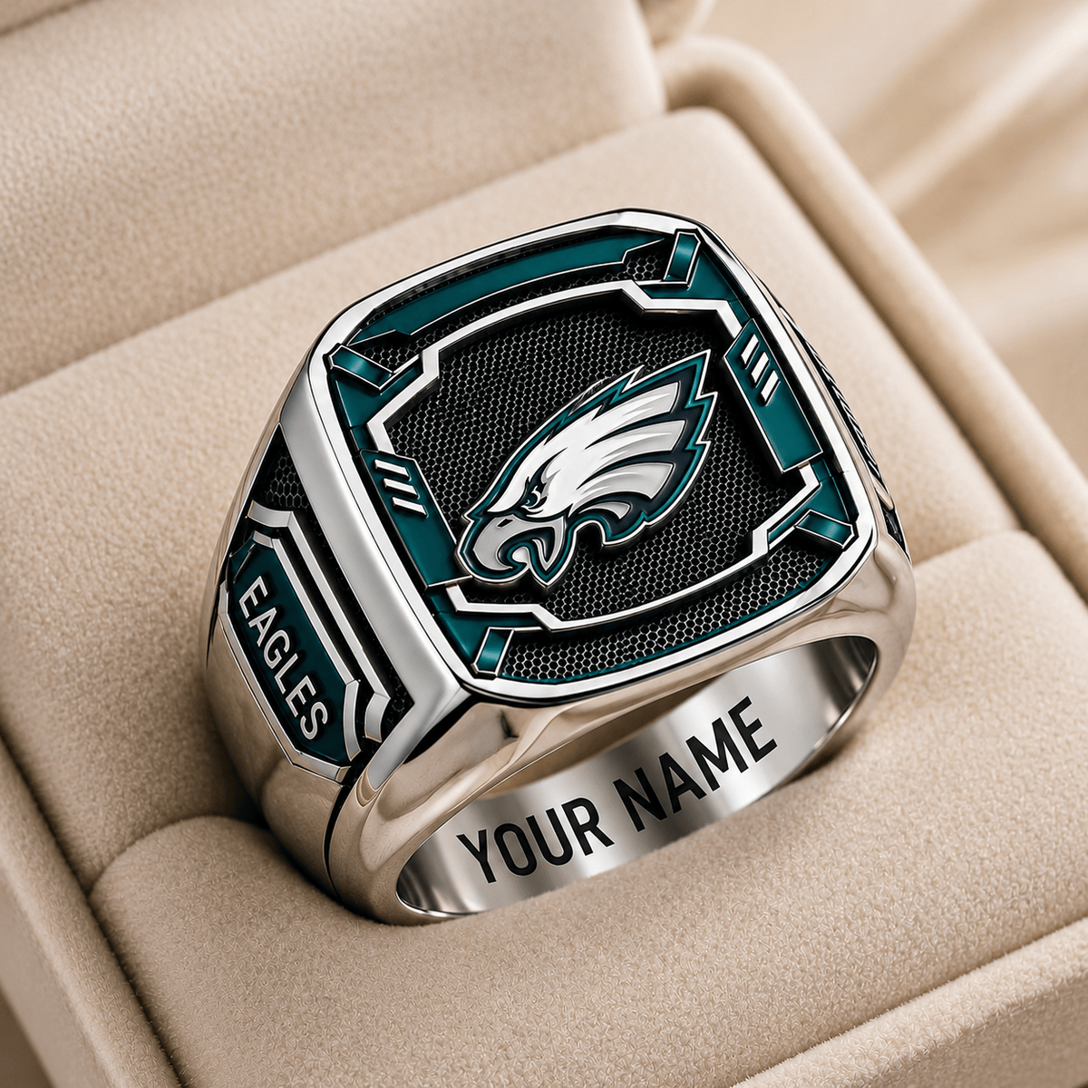 Exclusive NFL x PHI Personalized Name Ring