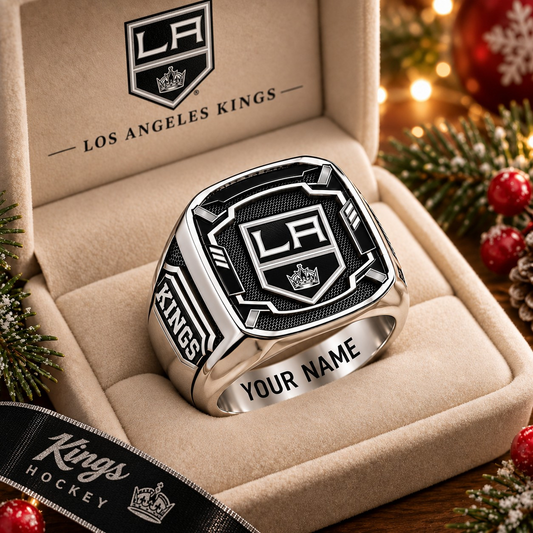 Exclusive NHL x LA Personalized Name Ring