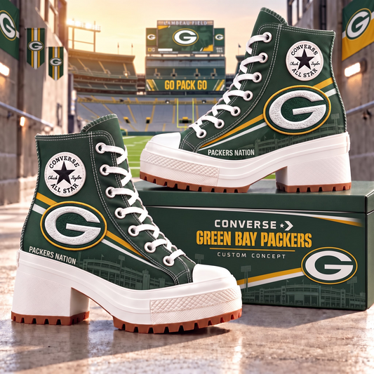 GB X PREMIUM NFL Heeled High-Top Sneakers
